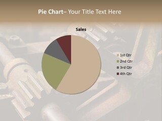 Metal Cog Equipment PowerPoint Template