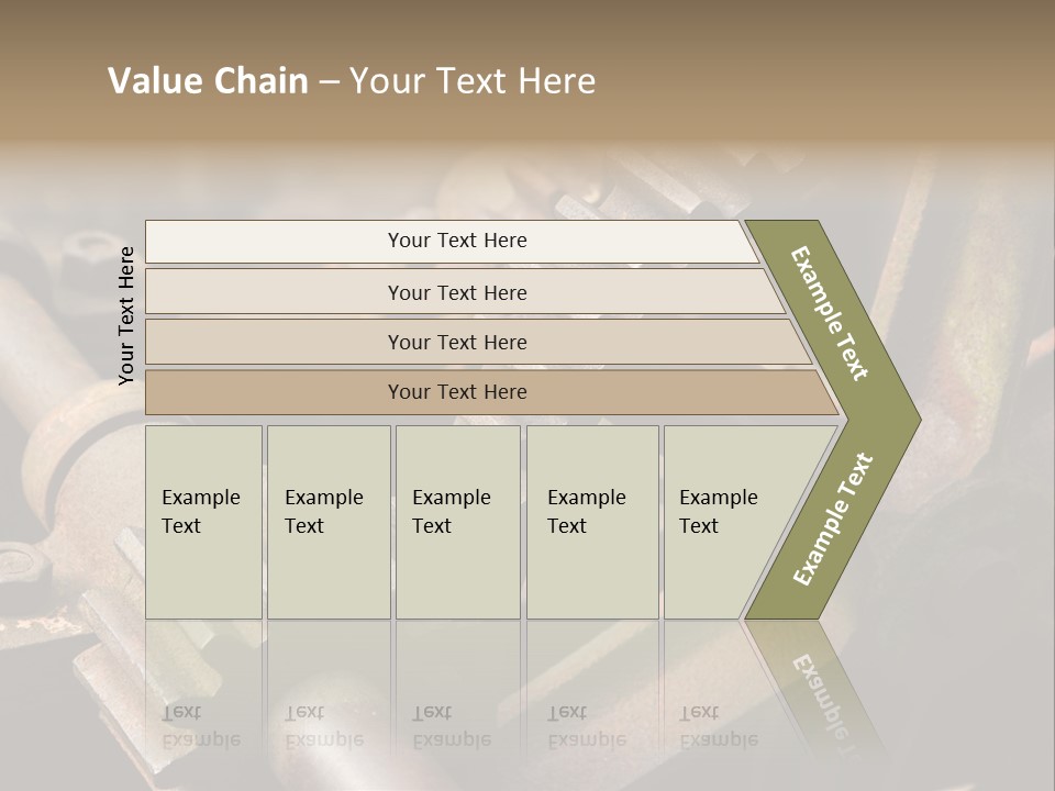 Metal Cog Equipment PowerPoint Template