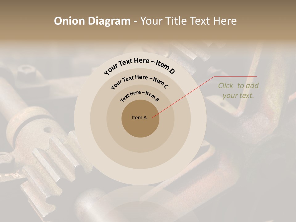 Metal Cog Equipment PowerPoint Template