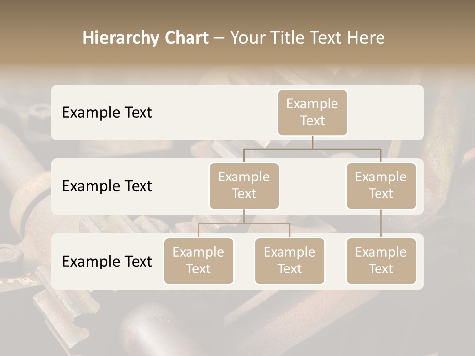 Metal Cog Equipment PowerPoint Template