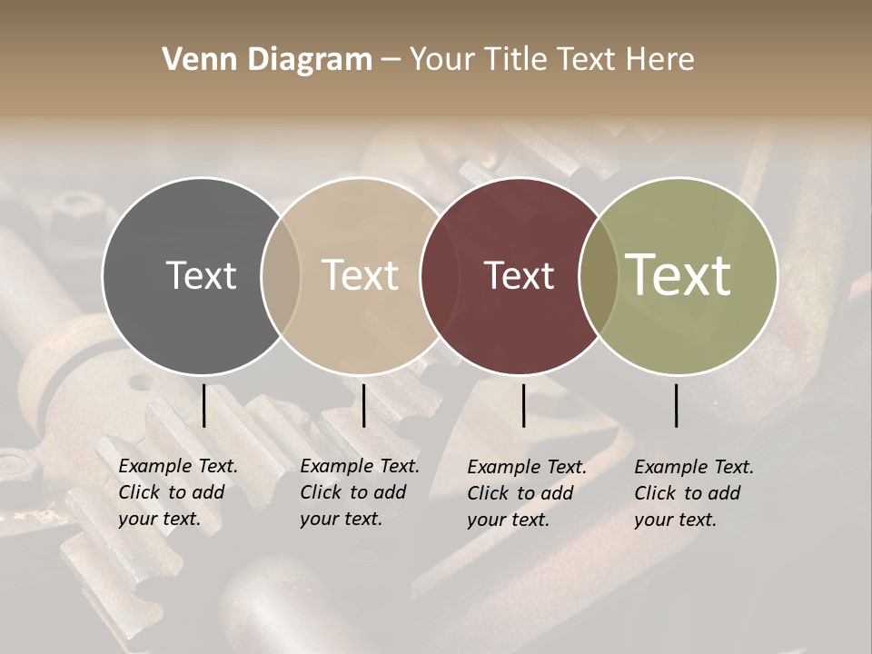 Metal Cog Equipment PowerPoint Template