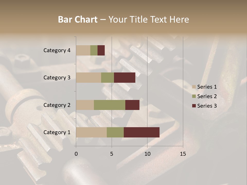 Metal Cog Equipment PowerPoint Template