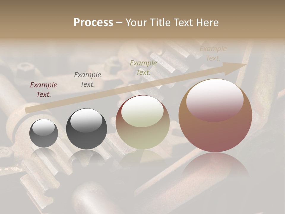 Metal Cog Equipment PowerPoint Template