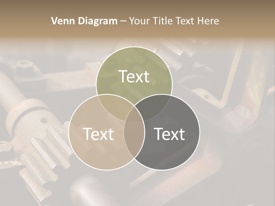 Metal Cog Equipment PowerPoint Template