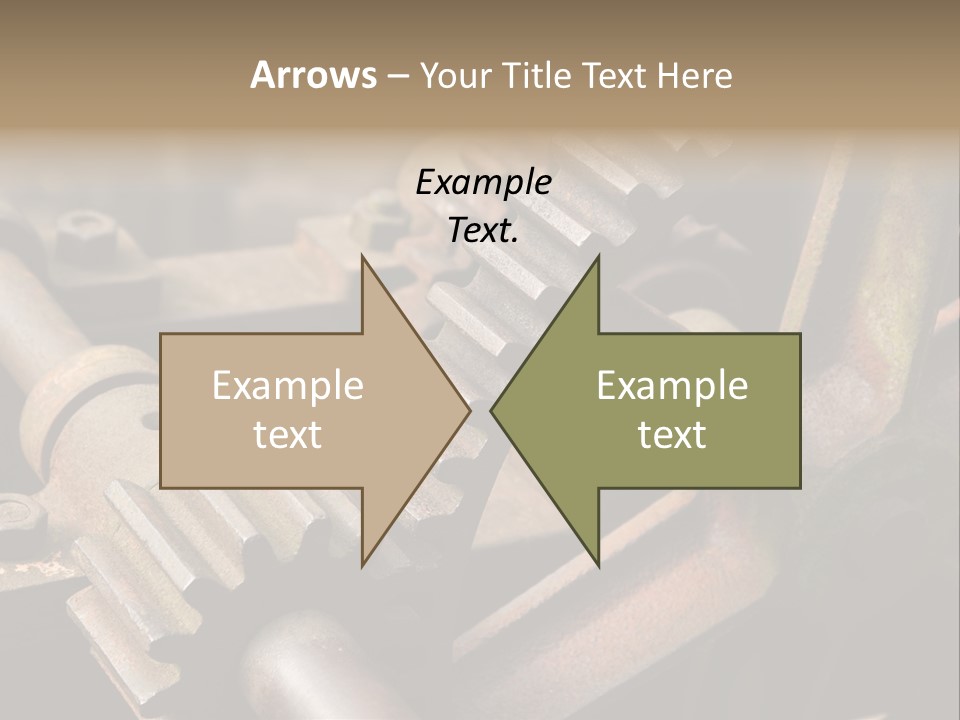 Metal Cog Equipment PowerPoint Template