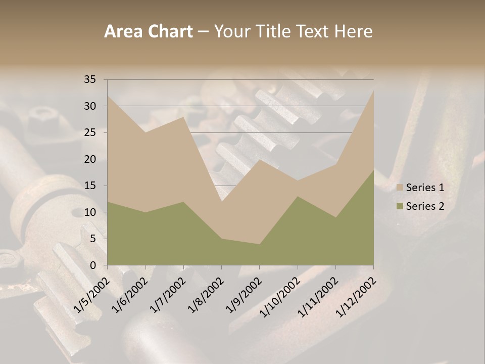 Metal Cog Equipment PowerPoint Template