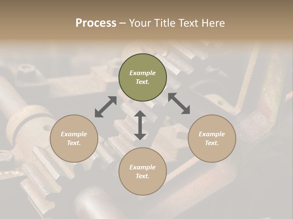 Metal Cog Equipment PowerPoint Template