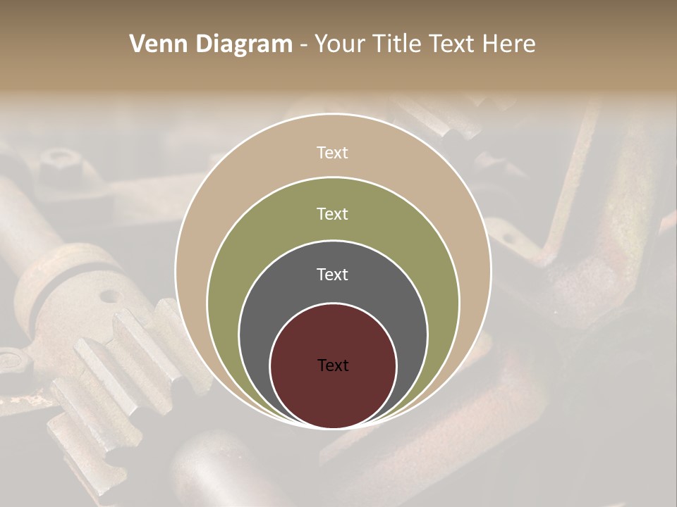 Metal Cog Equipment PowerPoint Template