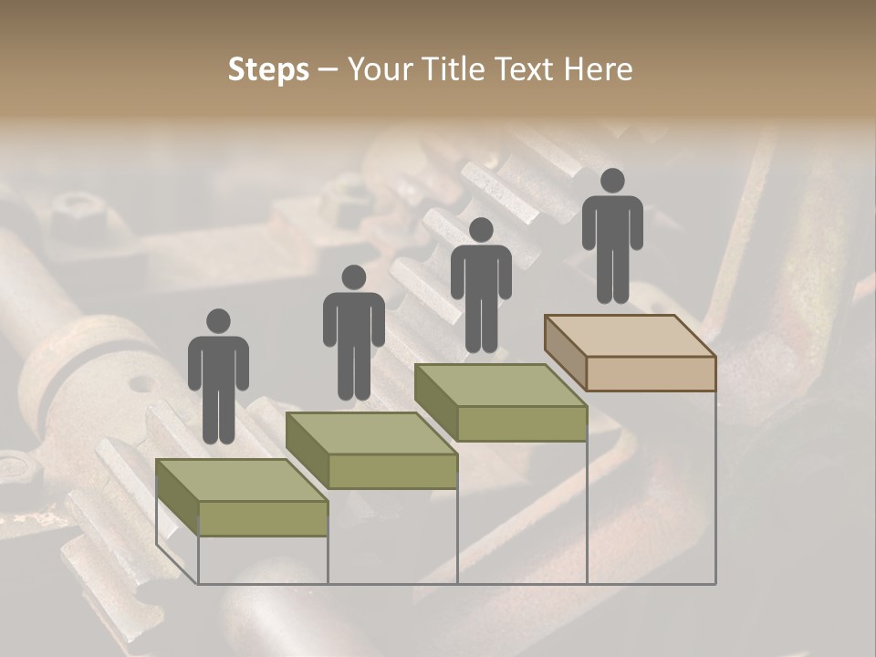 Metal Cog Equipment PowerPoint Template