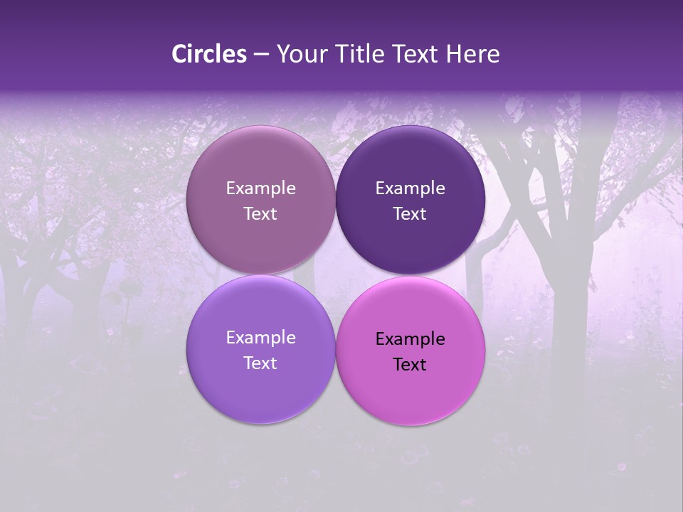 Serene Foggy Hazy PowerPoint Template