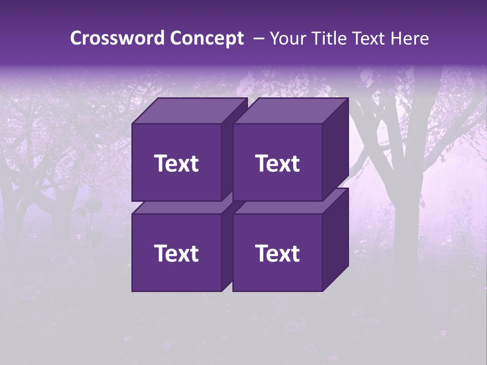 Serene Foggy Hazy PowerPoint Template