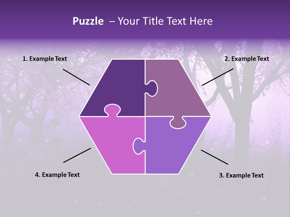 Serene Foggy Hazy PowerPoint Template