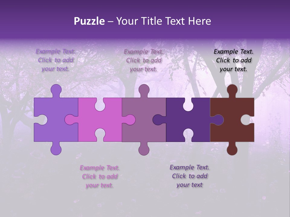 Serene Foggy Hazy PowerPoint Template