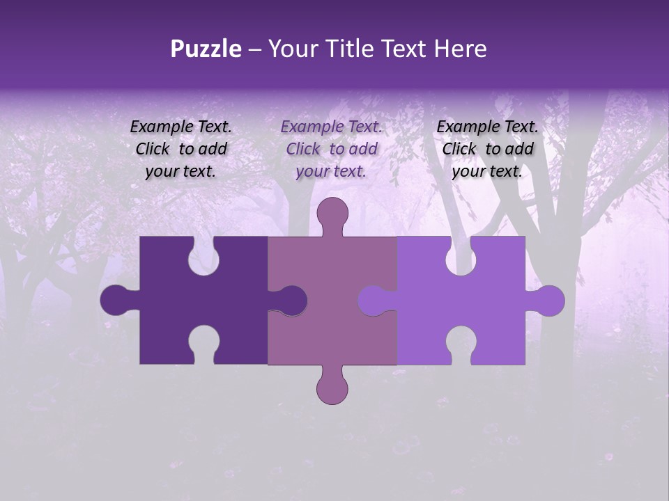 Serene Foggy Hazy PowerPoint Template