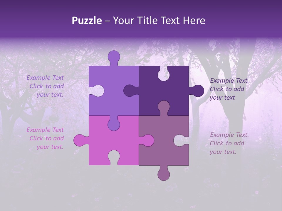 Serene Foggy Hazy PowerPoint Template