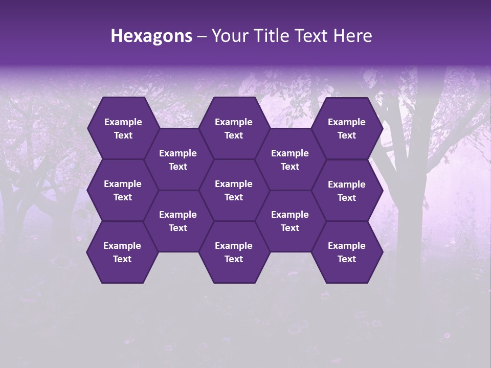 Serene Foggy Hazy PowerPoint Template