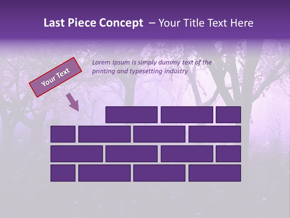 Serene Foggy Hazy PowerPoint Template