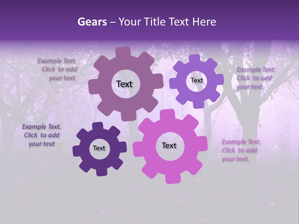 Serene Foggy Hazy PowerPoint Template