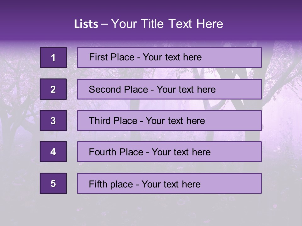 Serene Foggy Hazy PowerPoint Template