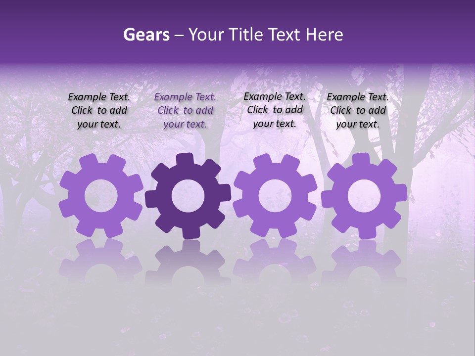 Serene Foggy Hazy PowerPoint Template