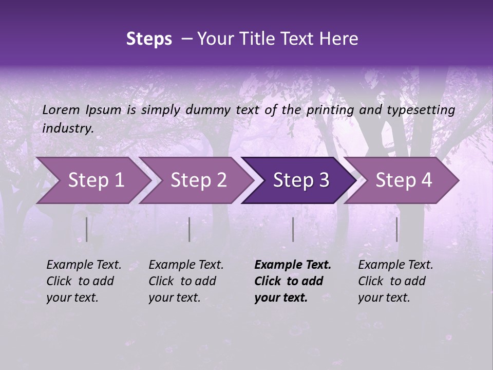 Serene Foggy Hazy PowerPoint Template