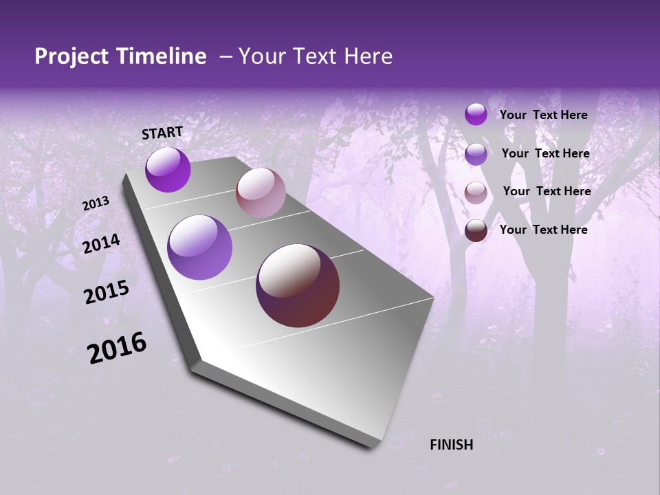 Serene Foggy Hazy PowerPoint Template