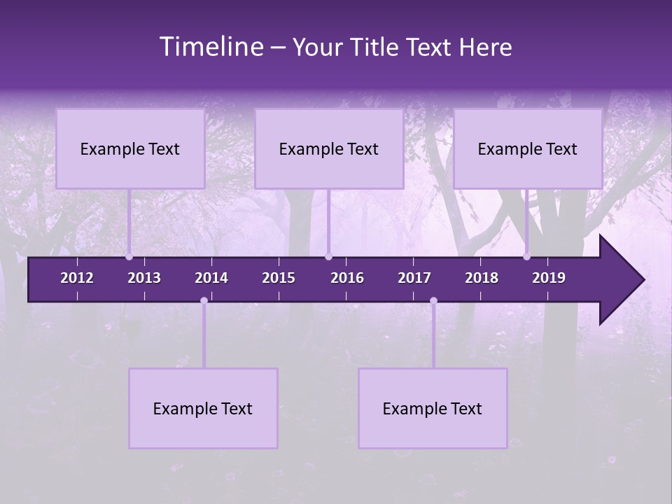 Serene Foggy Hazy PowerPoint Template