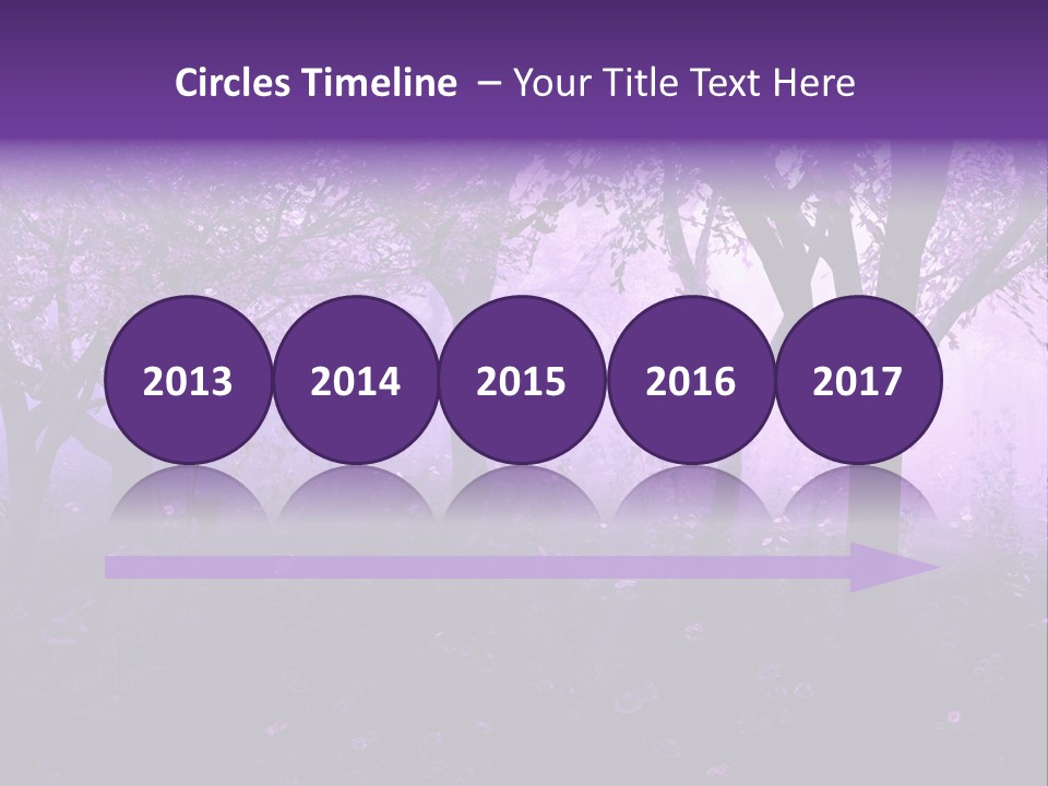 Serene Foggy Hazy PowerPoint Template