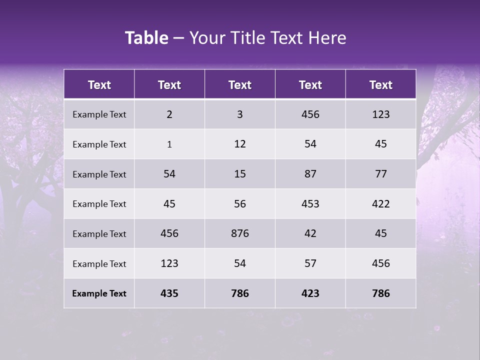 Serene Foggy Hazy PowerPoint Template