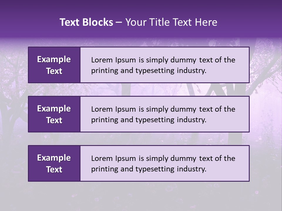 Serene Foggy Hazy PowerPoint Template