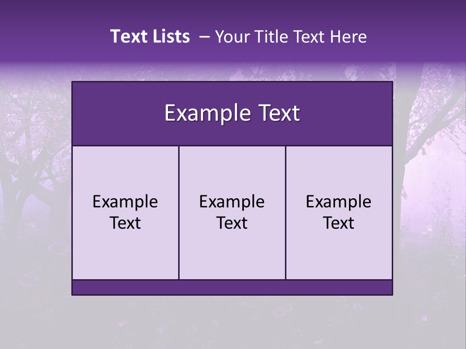 Serene Foggy Hazy PowerPoint Template