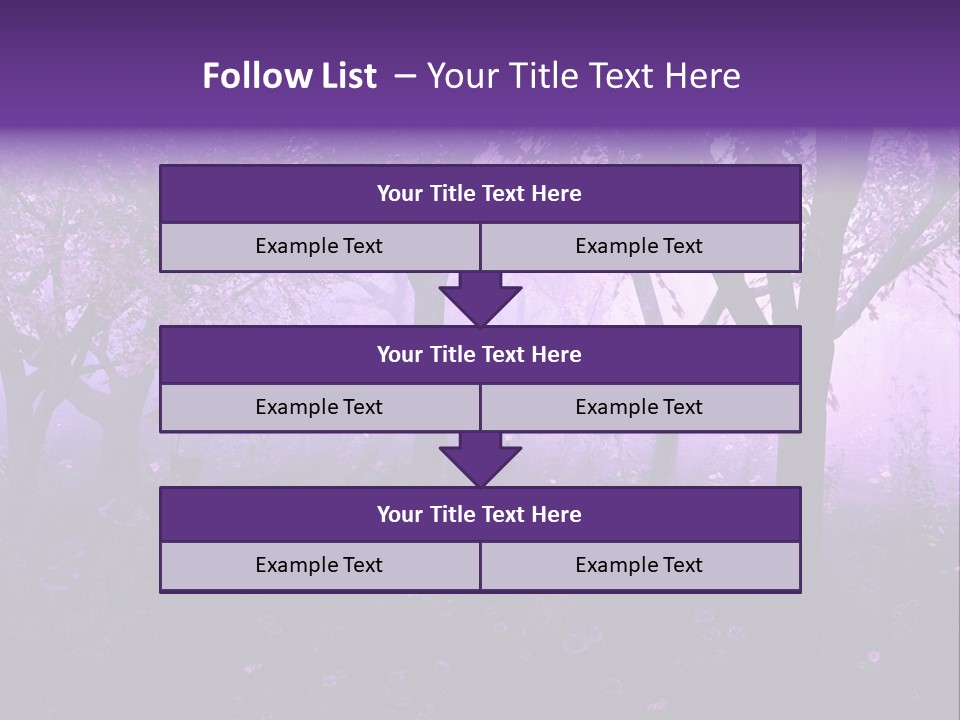 Serene Foggy Hazy PowerPoint Template