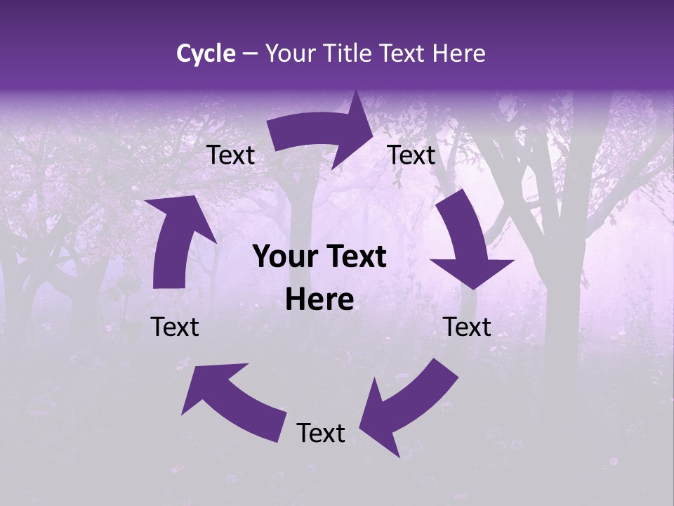 Serene Foggy Hazy PowerPoint Template
