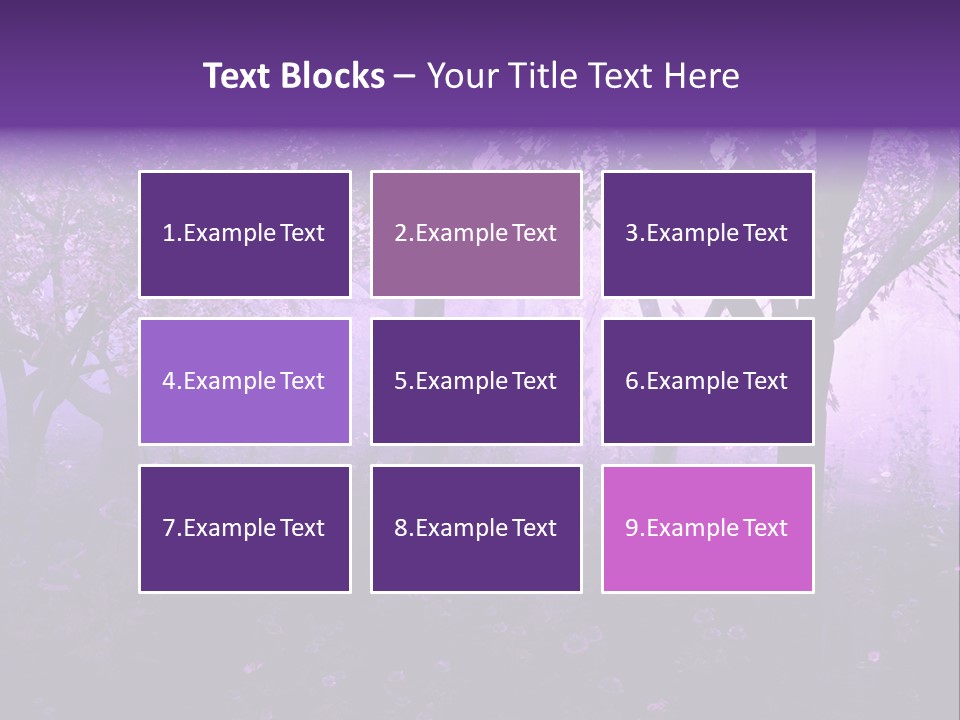 Serene Foggy Hazy PowerPoint Template