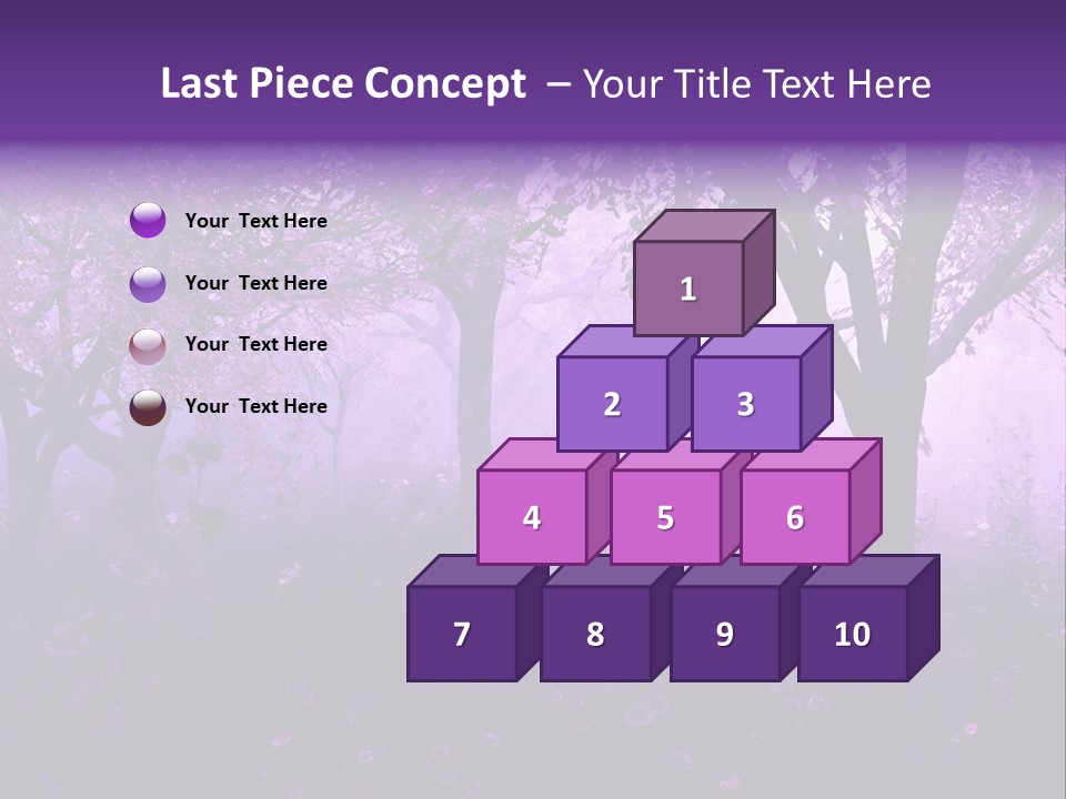Serene Foggy Hazy PowerPoint Template