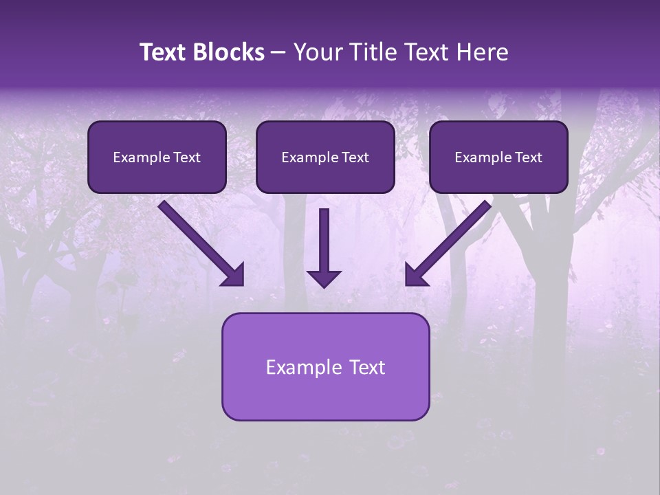 Serene Foggy Hazy PowerPoint Template