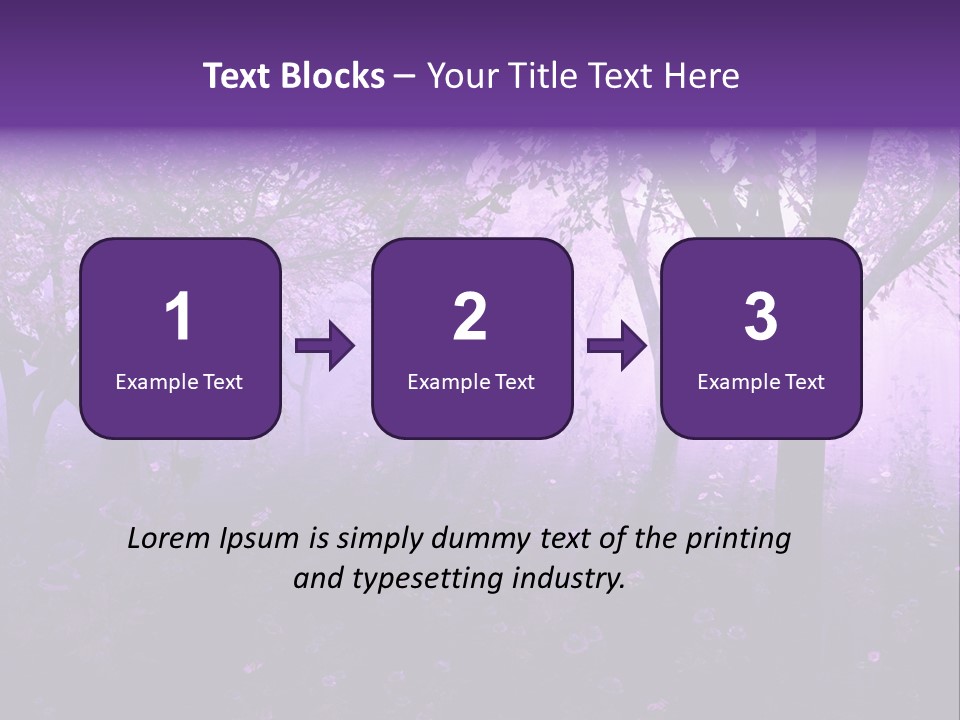 Serene Foggy Hazy PowerPoint Template