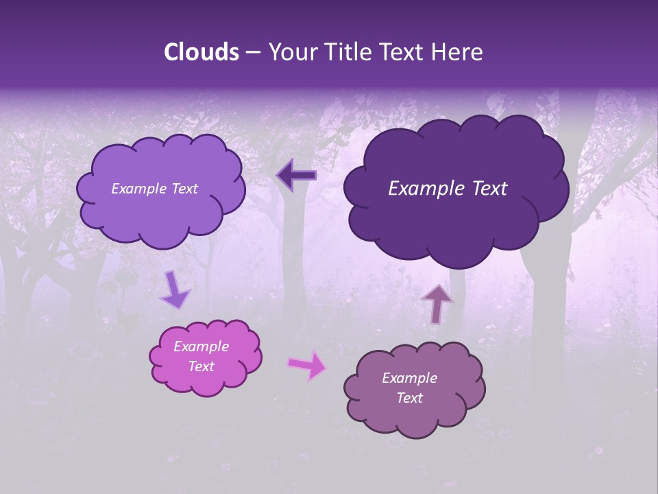 Serene Foggy Hazy PowerPoint Template