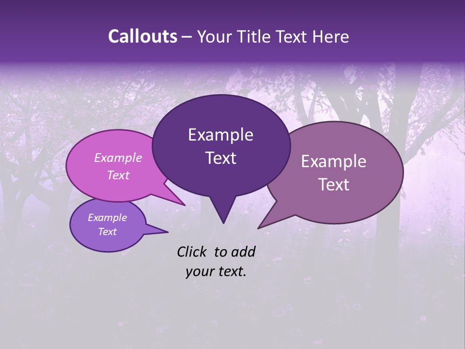 Serene Foggy Hazy PowerPoint Template