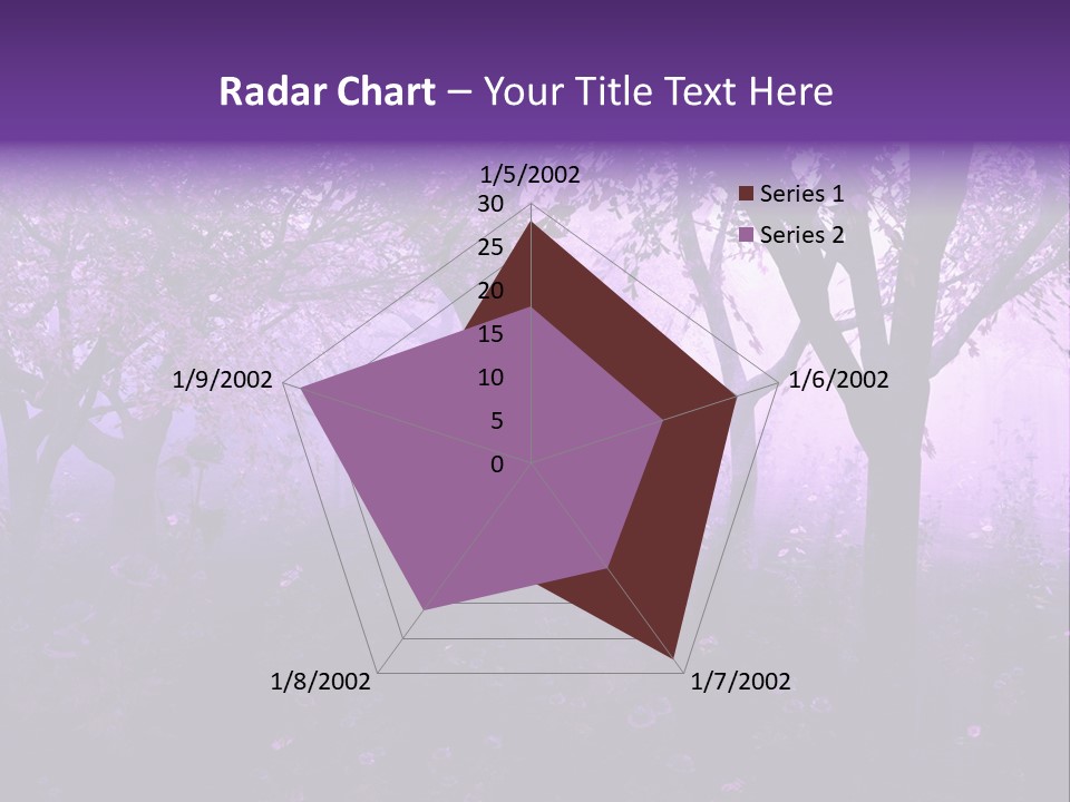 Serene Foggy Hazy PowerPoint Template