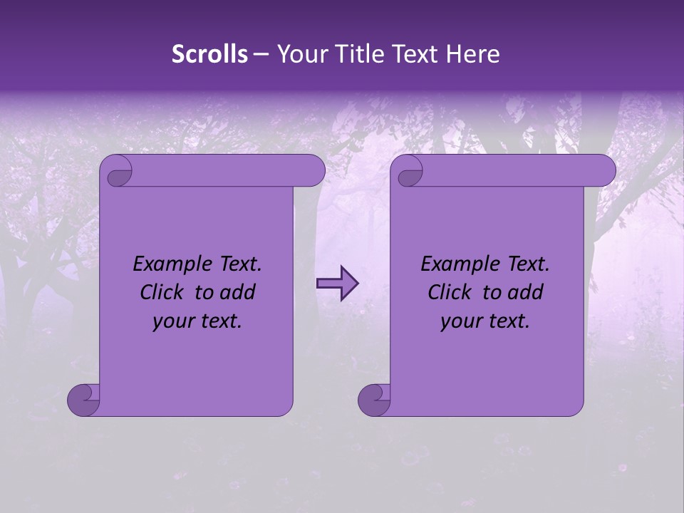 Serene Foggy Hazy PowerPoint Template
