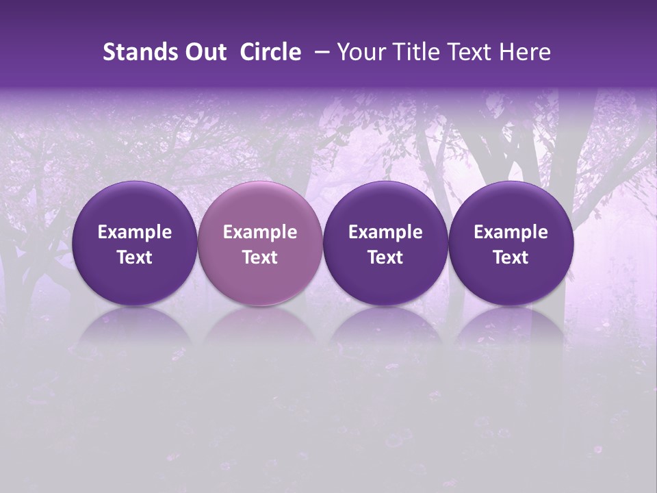 Serene Foggy Hazy PowerPoint Template