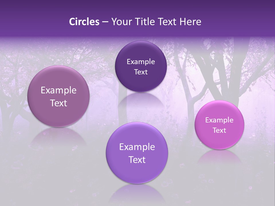 Serene Foggy Hazy PowerPoint Template