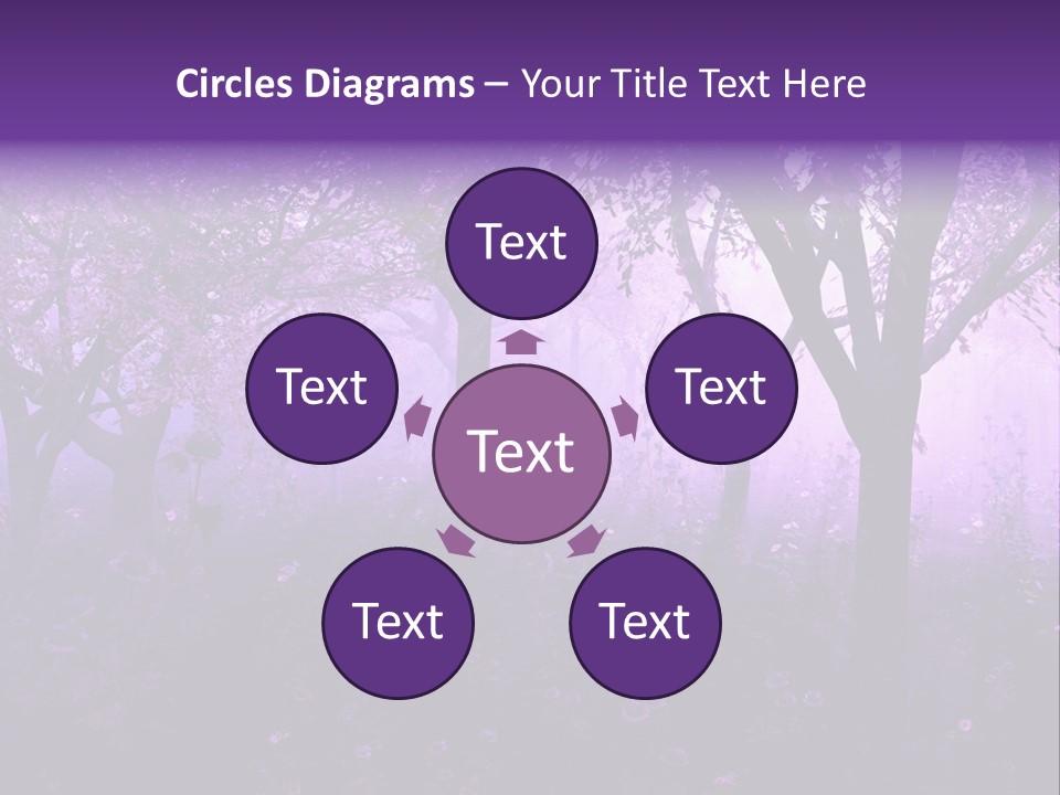 Serene Foggy Hazy PowerPoint Template