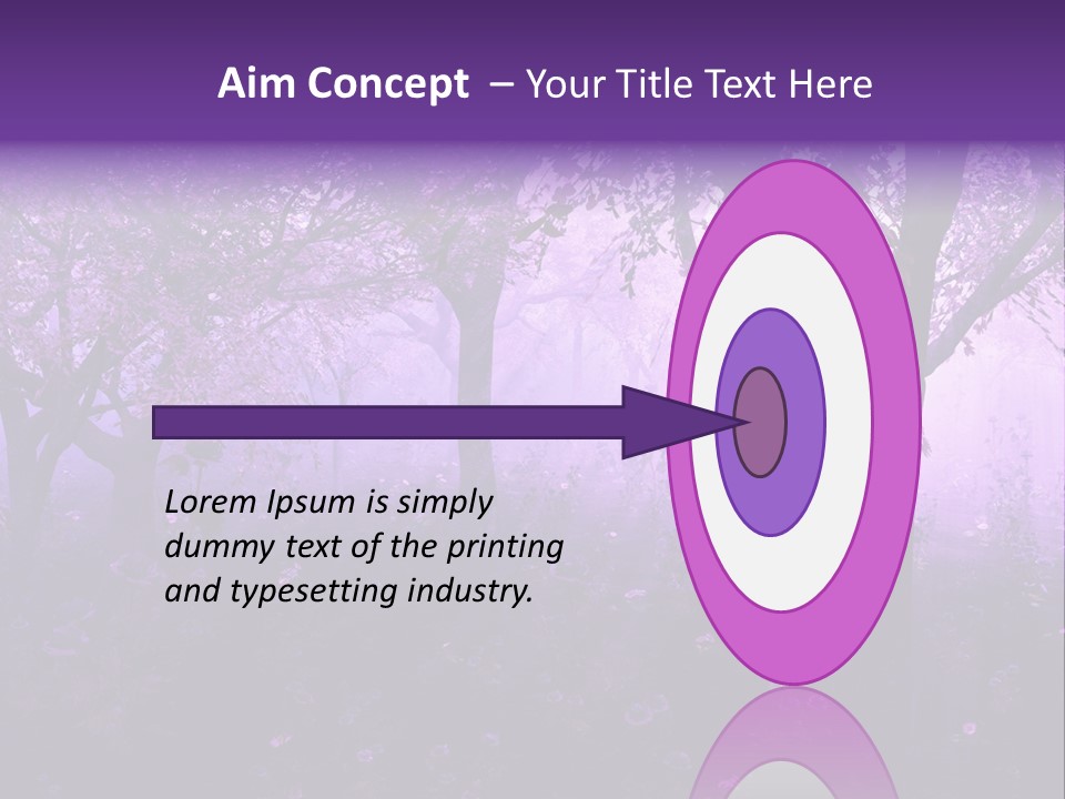Serene Foggy Hazy PowerPoint Template