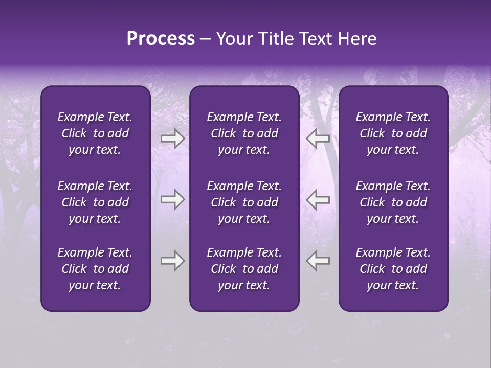 Serene Foggy Hazy PowerPoint Template
