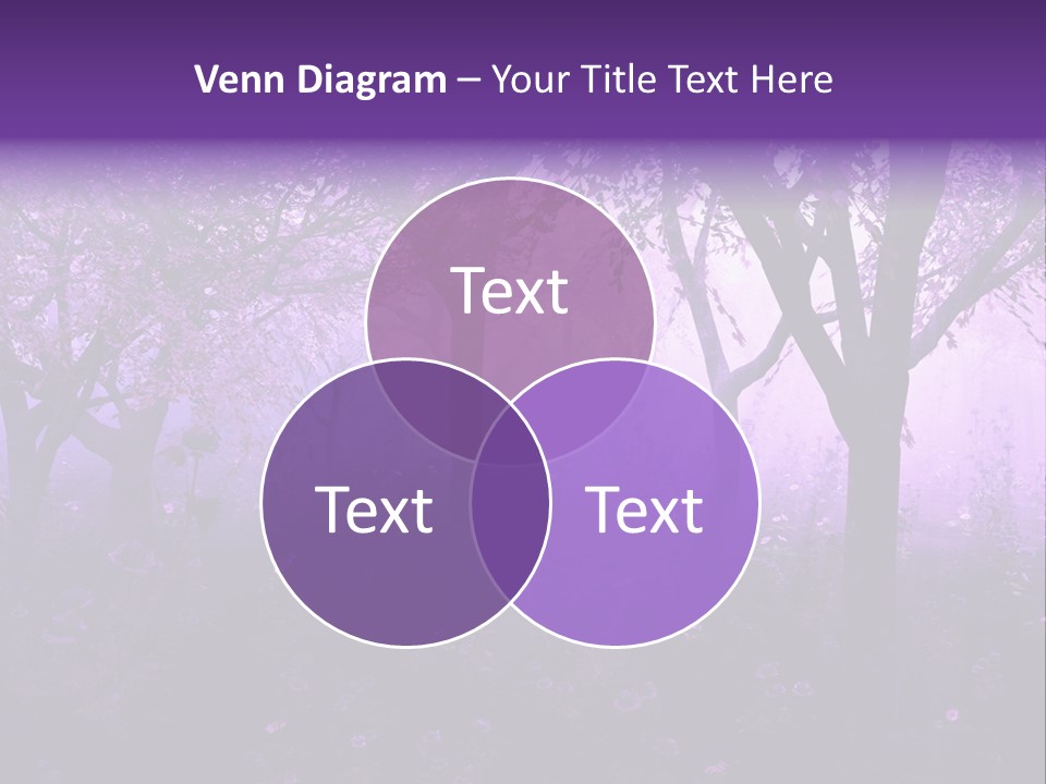 Serene Foggy Hazy PowerPoint Template