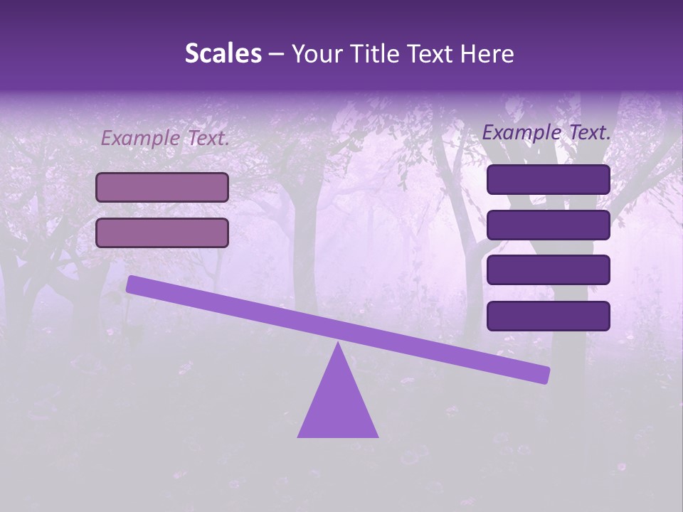 Serene Foggy Hazy PowerPoint Template