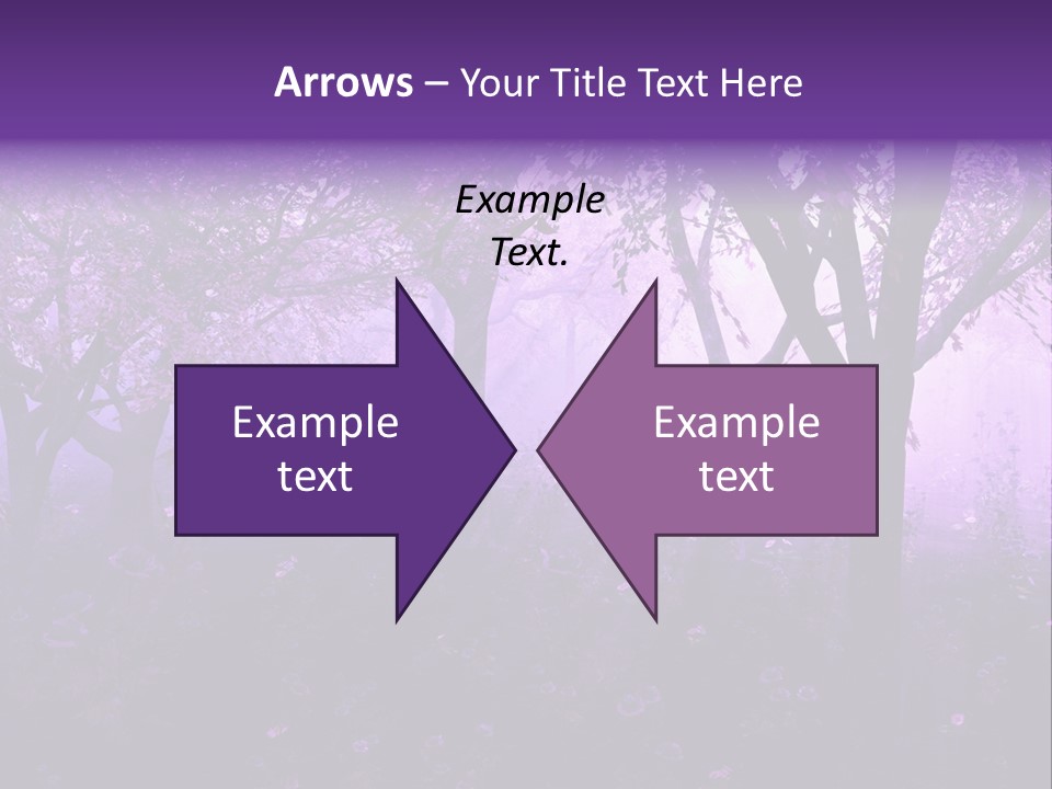 Serene Foggy Hazy PowerPoint Template