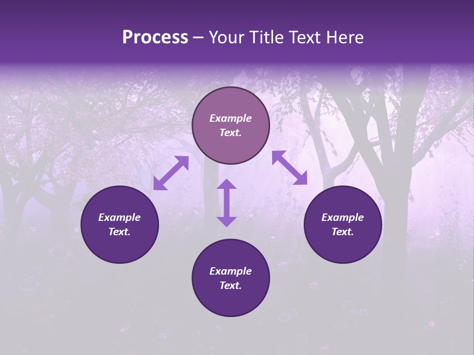 Serene Foggy Hazy PowerPoint Template